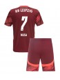 RB Leipzig Antonio Nusa #7 Auswärts Trikotsatz für Kinder 2024-25 Kurzarm (+ Kurze Hosen)